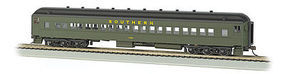 Bachmann 72' Heavyweight Coach Southern #1050 HO Scale Model Train Passenger Car #13706