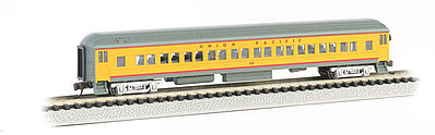Bachmann 72 Heavyweight Coach Union Pacific N Scale Model Train Passenger Car #13755