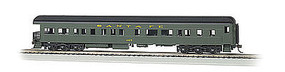 Bachmann 72' Heavyweight Observation with Light Santa Fe 407 HO Scale Model Train Passenger Car #13801