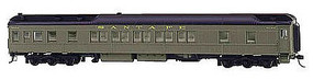 Bachmann 80' Pullman Car w/LED Lighting Santa Fe HO Scale Model Train Passenger Car #13901
