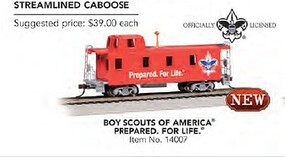 Bachmann HO Off-Set Cupola Caboose BSA-Prepared For Life