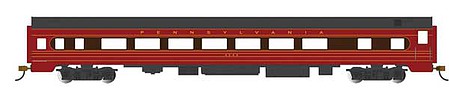 Bachmann 85 Smooth Side Coach Pennsylvania RR #4244 HO Scale Model Train Passenger Car #14211