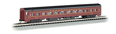 Bachmann 85 Smooth-Side Coach w/Interior Lighting PRR N Scale Model Train Passenger Car #14251
