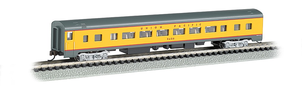 Bachmann 85' Smooth-Side Coach w/Interior Lighting UP N Scale