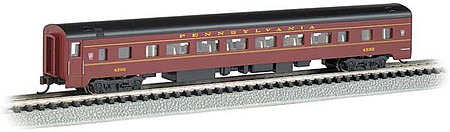 Bachmann 85 Smooth Side Coach Pennsylvania RR #4292 N Scale Model Train Passenger Car #14256