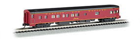 Bachmann 85' Smooth-Side Observation w/Int Light N&W N Scale Model Train Passenger Car #14352