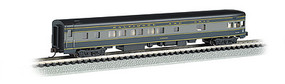 Bachmann 85' Smooth-Side Observation w/Int Light B&O N Scale Model Train Passenger Car #14353