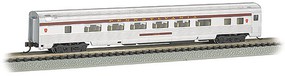 Bachmann 85' Streamline Fluted Coach Car Pennsylvania RR #1572 N Scale Model Train Passenger Car #14756