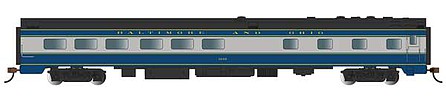 Bachmann 85 Smooth-Side Dining Baltimore & Ohio #1035 HO Scale Model Train Passenger Car #14801