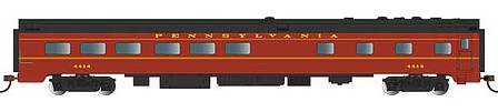 Bachmann 85 Smooth-Side Dining Pennsylvania RR #4414 HO Scale Model Train Passenger Car #14805