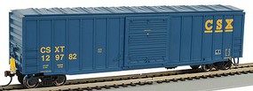 Bachmann 50' Outside Braced Boxcar CSX (FRED) HO Scale Model Train Freight Car #14904