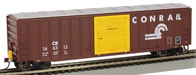Bachmann 50' Outside Braced Boxcar Conrail #166313 (FRED) HO Scale Model Train Freight Car #14907