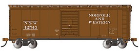 Bachmann Steam Era 40' Boxcar Norfolk & Western #42543 HO Scale Model Train Freight Car #15011