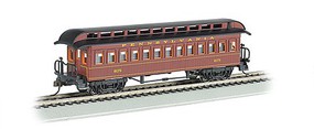 Bachmann Old-Time Rounded-End Coach Pennsylvania RR HO Scale Model Train Passenger Car #15102