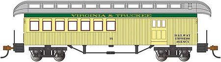 Bachmann Old-Time Passenger Combine Virginia & Truckee HO Scale Model Train Passenger Car #15207