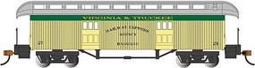 Bachmann Old-Time Passenger Baggage Virginia & Truckee HO Scale Model Train Passenger Car #15307