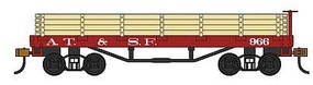 Bachmann Old Time Gondola ATSF #966 HO Scale Model Train Freight Car #15401