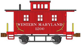 Bachmann Old Time Caboose Western Maryland #1200 N Scale Model Train Freight Car #15755