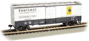 Bachmann PS 40' Steel Boxcar Baltimore & Ohio #466063 HO Scale Model Train Freight Car #16005