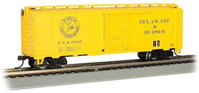 Bachmann 40' Steel Boxcar Delaware & Hudson #19691 HO Scale Model Train Freight Car #16009