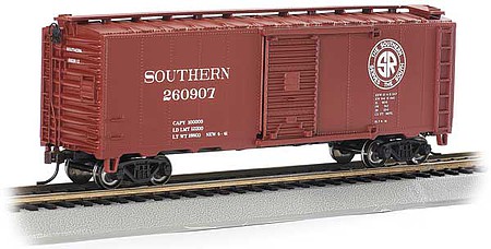 Bachmann 40 Boxcar Southern #260907 HO Scale Model Train Freight Car #16013