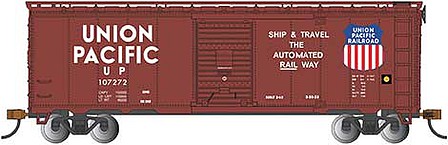 Bachmann 40 Boxcar Union Pacific #107272 HO Scale Model Train Freight Car #16019
