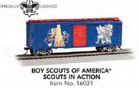 Bachmann HO 40' PS-1 Boxcar  BSA - Scouts In Action