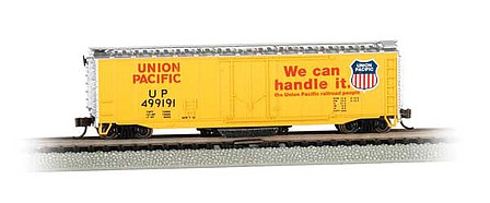 Bachmann Track Cleaning 50 Plug Door Boxcar Union Pacific 49919 N Scale Model Train Freight Car #16366