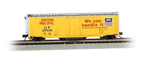Bachmann Track Cleaning 50' Plug Door Boxcar Union Pacific 49919 N Scale Model Train Freight Car #16366