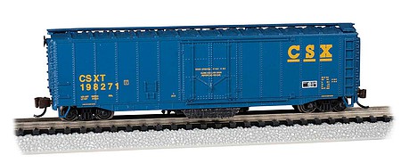 Bachmann Track Cleaning 50 Plug Door Boxcar CSX #198271 N Scale Model Train Freight Car #16370