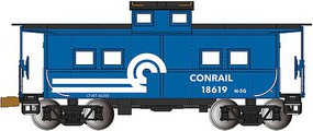 Bachmann NE Steel Caboose Conrail #18619 Blue HO Scale Model Train Freight Car #16822