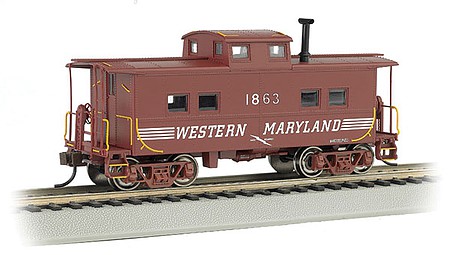 Bachmann NE Steel Caboose Western Maryland #1866 HO Scale Model Train Freight Car #16823