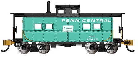 Bachmann NE Steel Caboose Penn Central N Scale Model Train Freight Car #16866