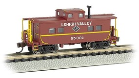 Bachmann Northeast Steel Caboose Lehigh Valley #95002 N Scale Model Train Freight Car #16867