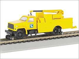 Bachmann 16904 HO Maintenance of Way Hi Rail Equipment Truck With Crane for sale online 