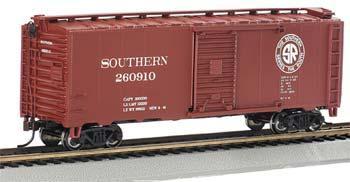 Bachmann PS1 40 Boxcar Southern HO Scale Model Train Freight Car #17004