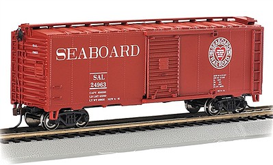 Bachmann Pullman Standard 40 Boxcar Seaboard #24963 HO Scale Model Train Freight Car #17005