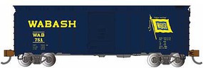 Bachmann AAR 40' Steel Boxcar Wabash N Scale Model Train Freight Car #17063