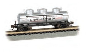 Bachmann 40' 3-Dome Tank Car L. Foppiano Wine Co. #1112