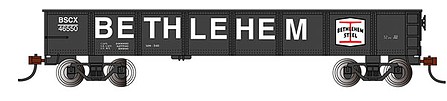 Bachmann 40 Gondola Bethlehem Steel HO Scale Model Train Freight Car #17205