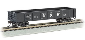 Bachmann 40' Gondola Norfolk & Western #70063 HO Scale Model Train Freight Car #17207