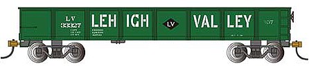 Bachmann 40 Gondola Lehigh Valley #33327 HO Scale Model Train Freight Car #17226