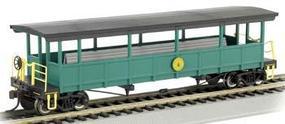 Bachmann Open Sided Excursion Car w/Seats Cass Scenic RR HO Scale Model Train Passenger Car #17445