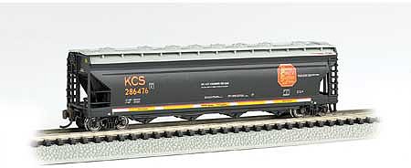 Bachmann 56 4-Bay Center-Flow Hopper KCS #286476 N Scale Model Train Freight Car #17556