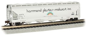 Bachmann ACF 56' 4-Bay Center Flow Hopper Hammond Plastics 58468 N Scale Model Train Freight Car #17563