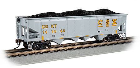 Bachmann 40 Quad Hopper CSX #141944 HO Scale Model Train Freight Car #17615