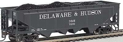 Bachmann 40 Quad Hopper Delaware & Hudson HO Scale Model Train Freight Car #17627