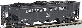 Bachmann 40' Quad Hopper Delaware & Hudson HO Scale Model Train Freight Car #17627