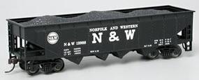 Bachmann 40' Quad Hopper Norfolk & Western #12988 HO Scale Model Train Freight Car #17642