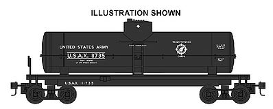 Bachmann 40 Single Dome Tank Car US Army HO Scale Model Train Freight Car #17815